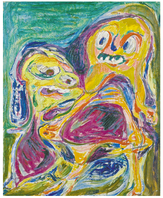 ②「남성적 저항」, 1953, 캔버스에 유채, 99 x 78 cm, 욘 미술관 소장