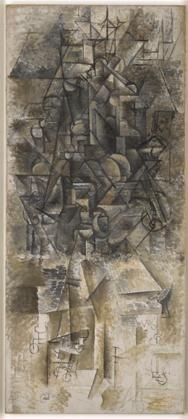 좌측 파블로 피카소 作, ‘인물에 둘러싸여 있는 누드’, 1908, 캔버스에 유채. 우측 파블로 피카소 作, ‘무릎 꿇은 여인 술병’.사진제공=비채아트뮤지엄 ⓒ2021-Sucession Pablo Picasso -SACK (Korea)