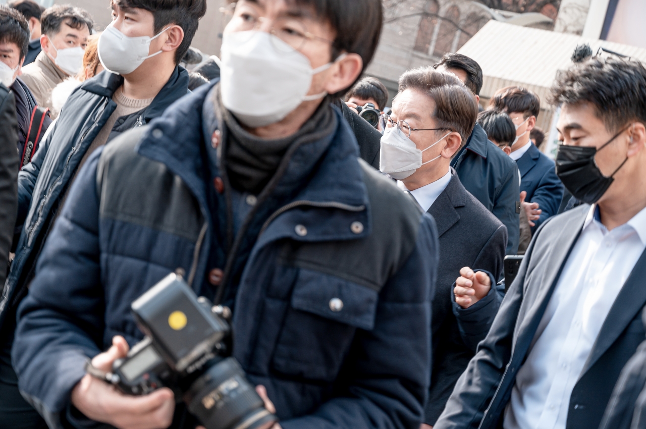 9일 서울시 임시 기억공간 마당에서 열린 생명안전 국민약속식에 참석했다. 사진 양재현 기자